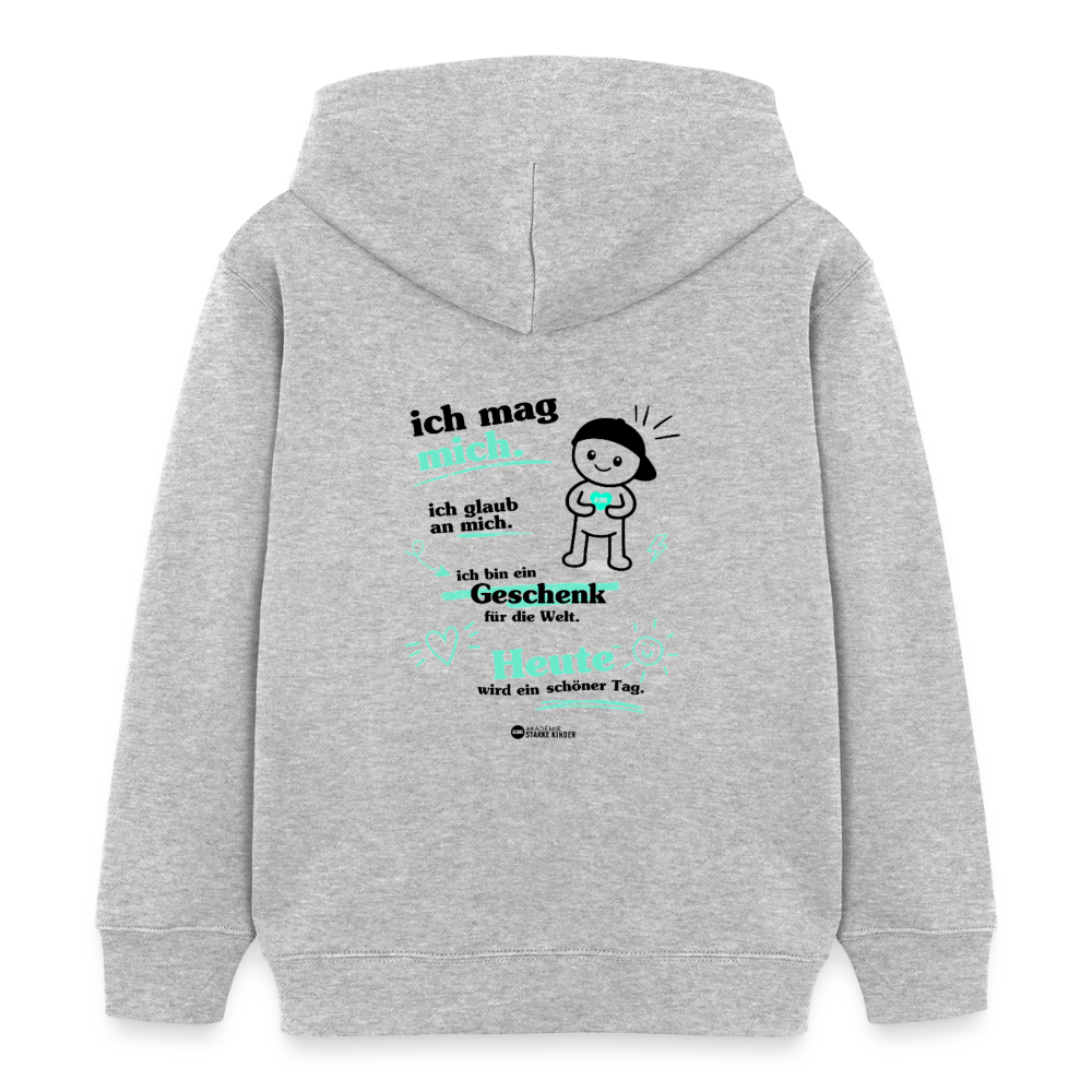 Kinder Organic Hoodie Mini Cruiser von Stanley/Stella - Grau meliert