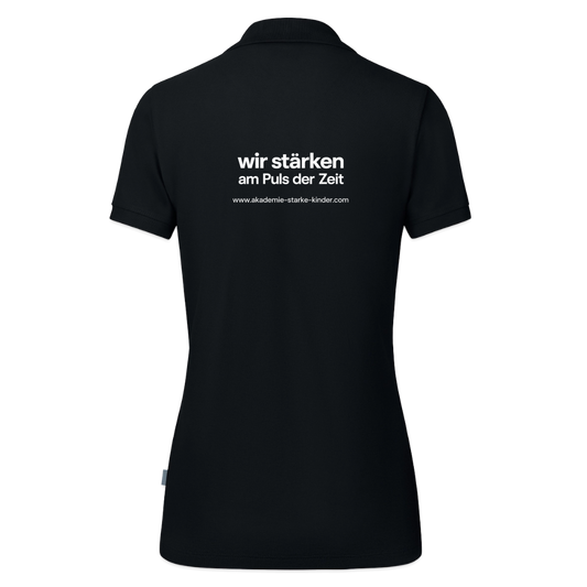 JAKO Frauen Polo Organic - Schwarz