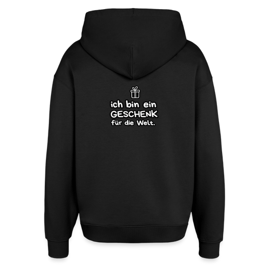 Oversized Unisex Hoodie - Schwarz