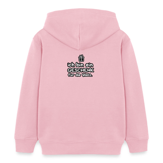 Kinder Organic Hoodie Mini Cruiser von Stanley/Stella - Hellrosa