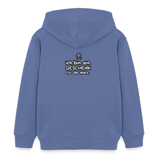 Kinder Organic Hoodie Mini Cruiser von Stanley/Stella - Blau