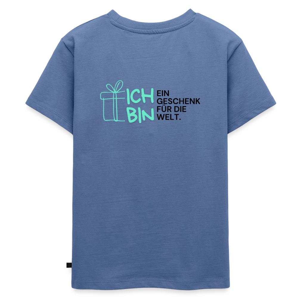 Kinder Premium T-Shirt - Taubenblau