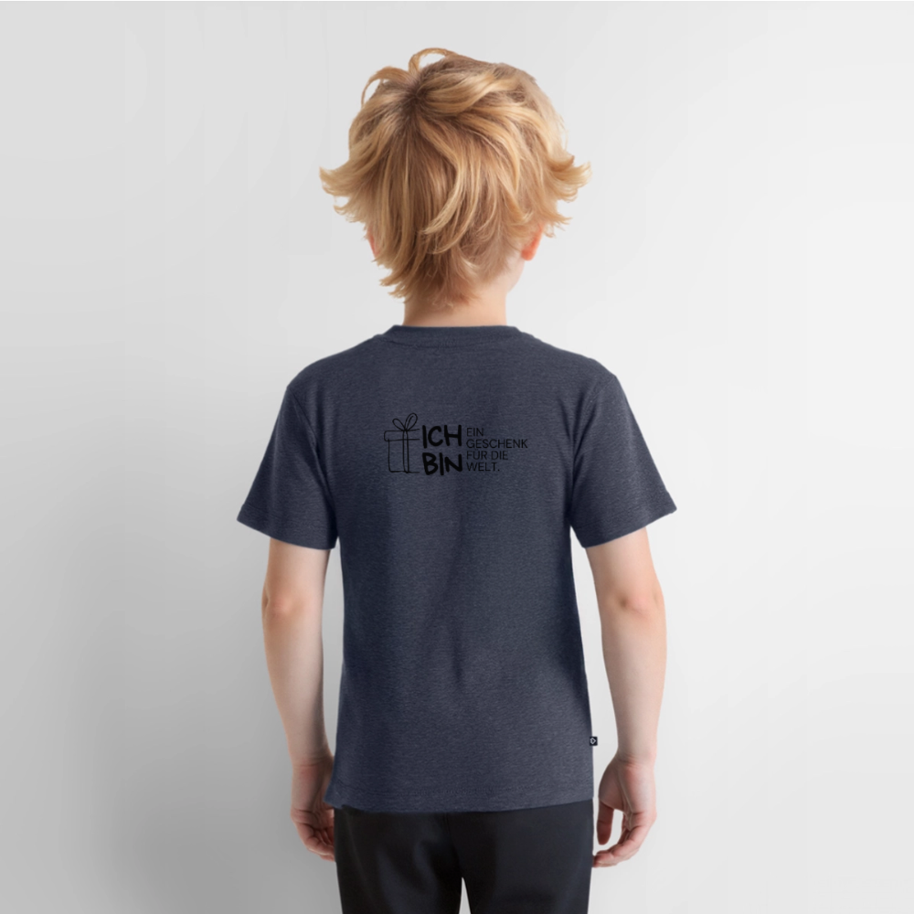 Kinder Premium T-Shirt - Jeansblau 