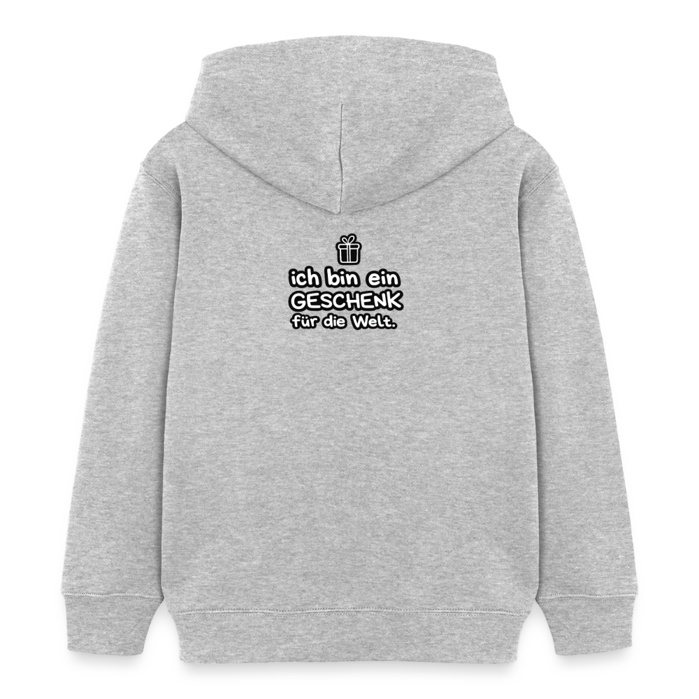 Kinder Organic Hoodie Mini Cruiser von Stanley/Stella - Grau meliert