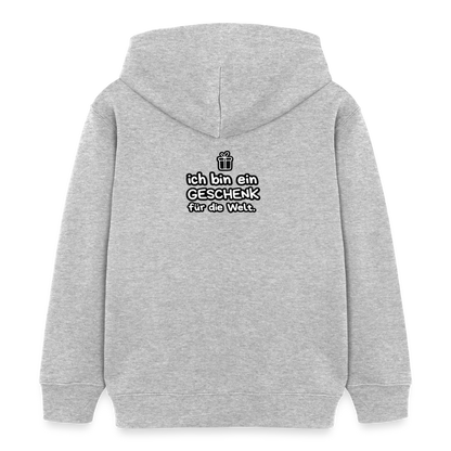 Kinder Organic Hoodie Mini Cruiser von Stanley/Stella - Grau meliert