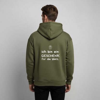 Oversized Unisex Hoodie - Khaki