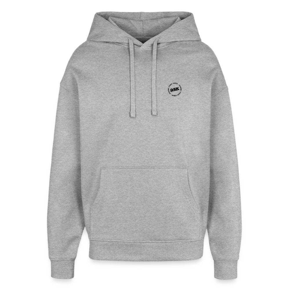 Oversized Unisex Hoodie von Stanley/Stella - Grau meliert