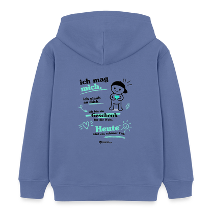 Kinder Organic Hoodie Mini Cruiser von Stanley/Stella - Blau