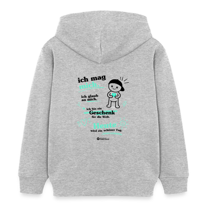 Kinder Organic Hoodie Mini Cruiser von Stanley/Stella - Grau meliert