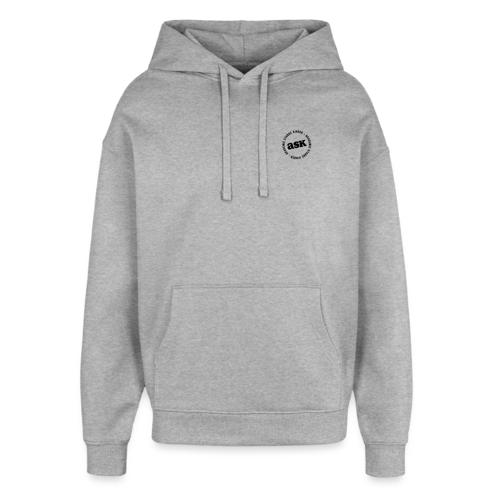 Oversized Unisex Hoodie von Stanley/Stella - Grau meliert