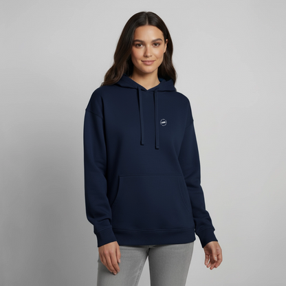 Oversized Unisex Hoodie - Navy