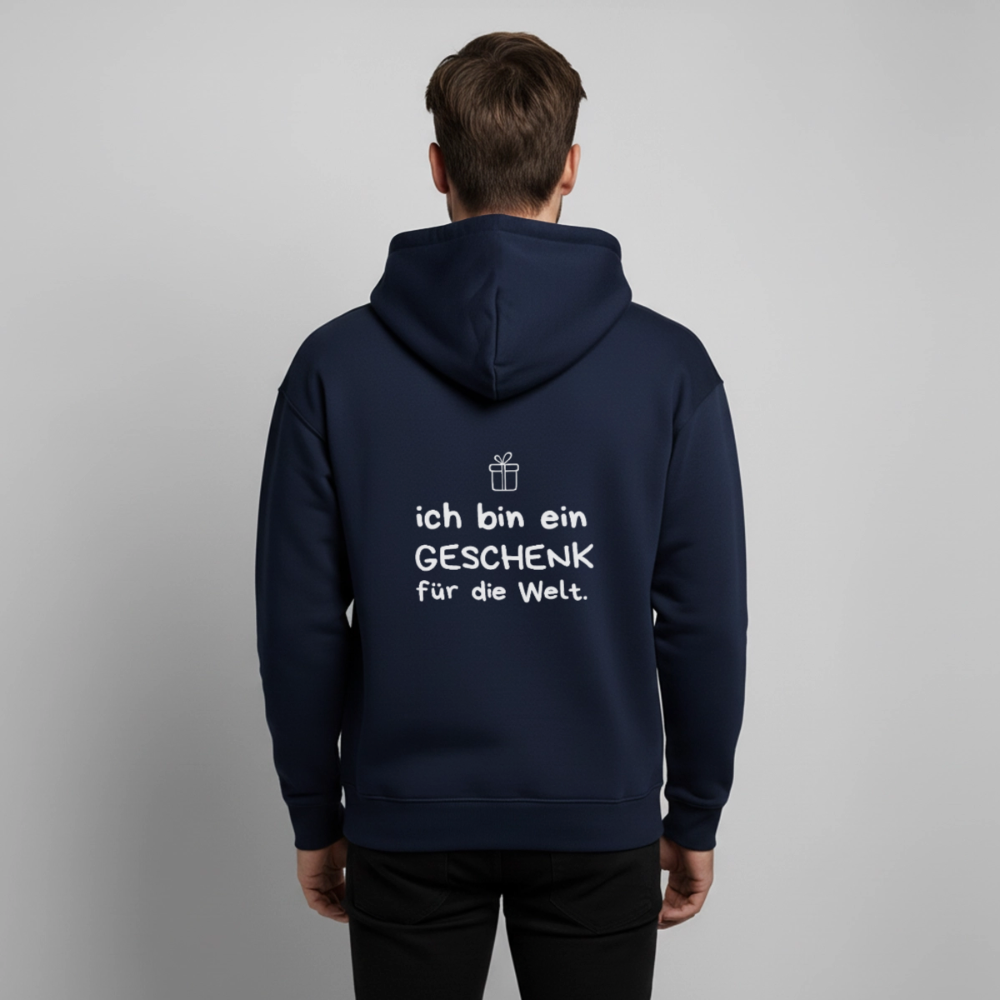 Oversized Unisex Hoodie - Navy