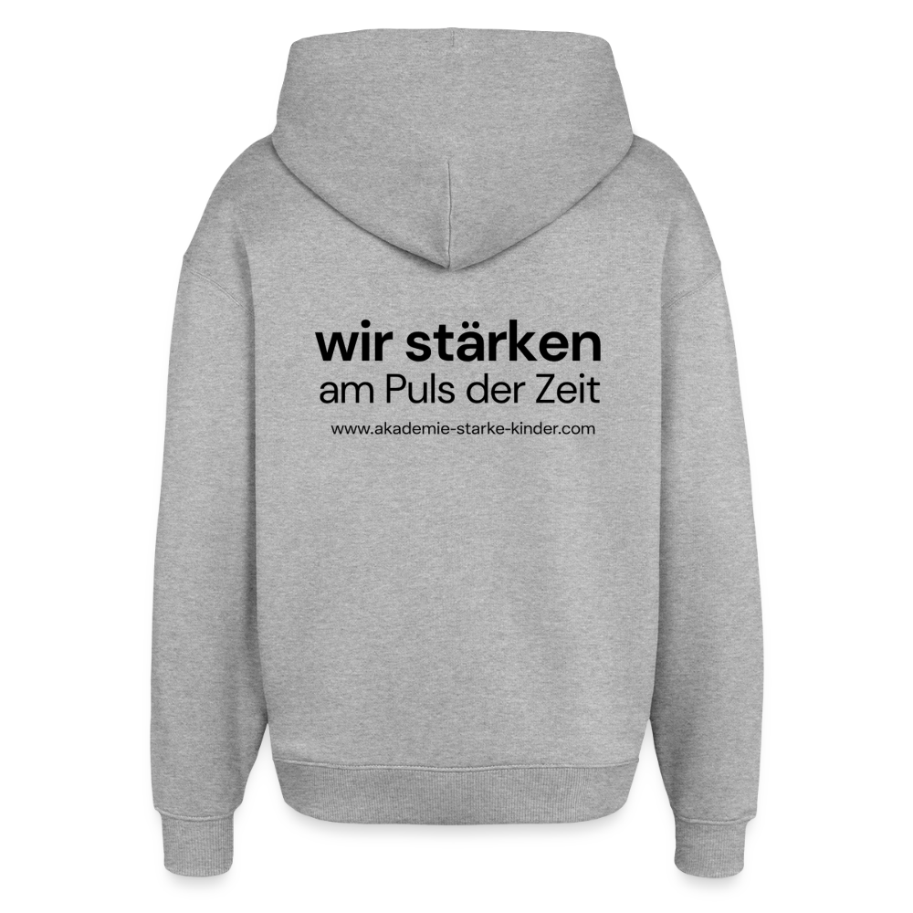 Oversized Unisex Hoodie von Stanley/Stella - Grau meliert