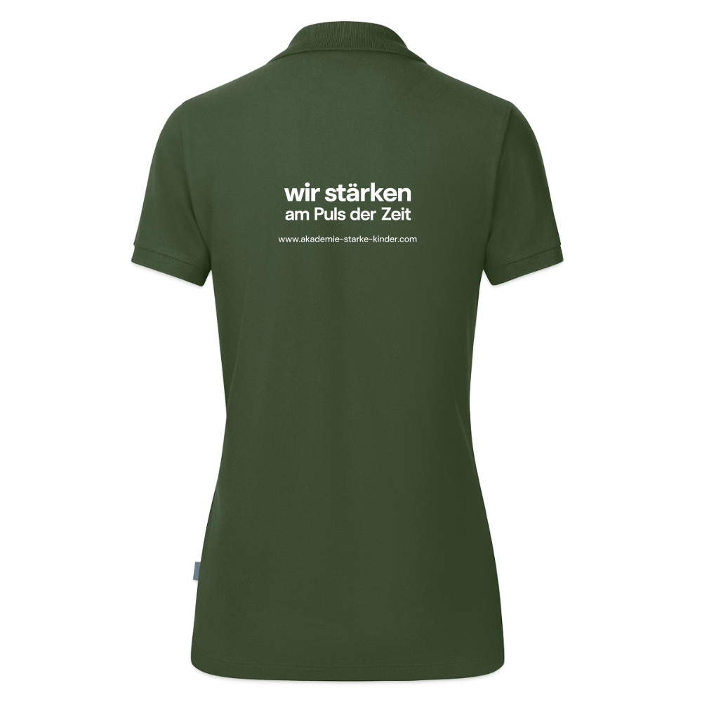 JAKO Frauen Polo Organic - Tannengrün