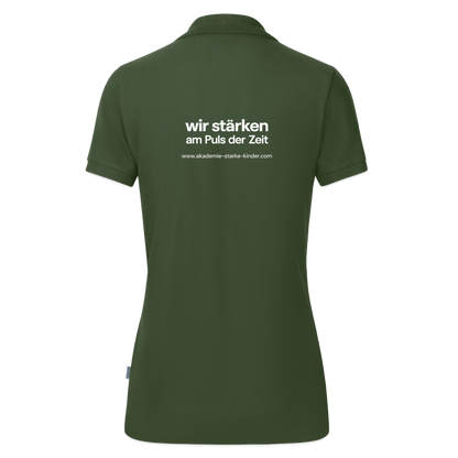 JAKO Frauen Polo Organic - Tannengrün