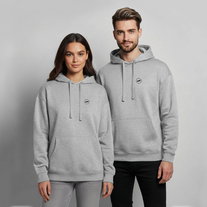 Oversized Unisex Hoodie von Stanley/Stella - Grau meliert