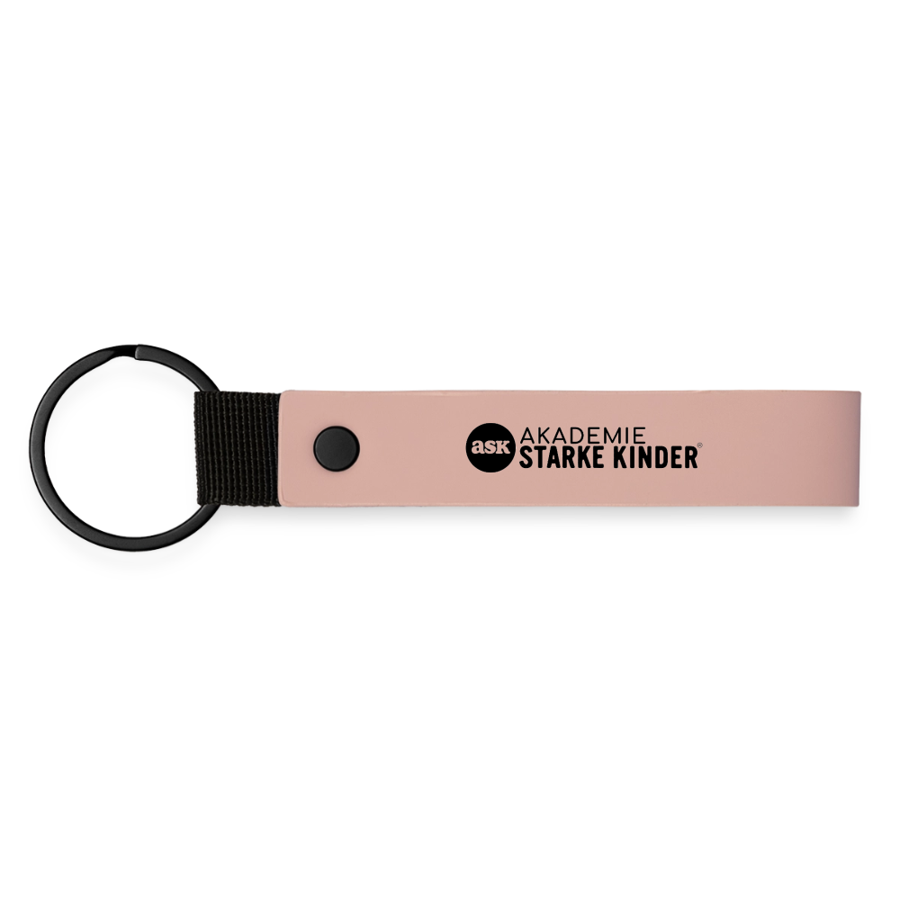 Matte PU Schlüsselanhänger - Rosa