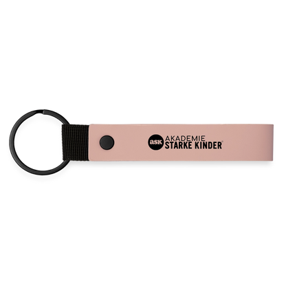 Matte PU Schlüsselanhänger - Rosa