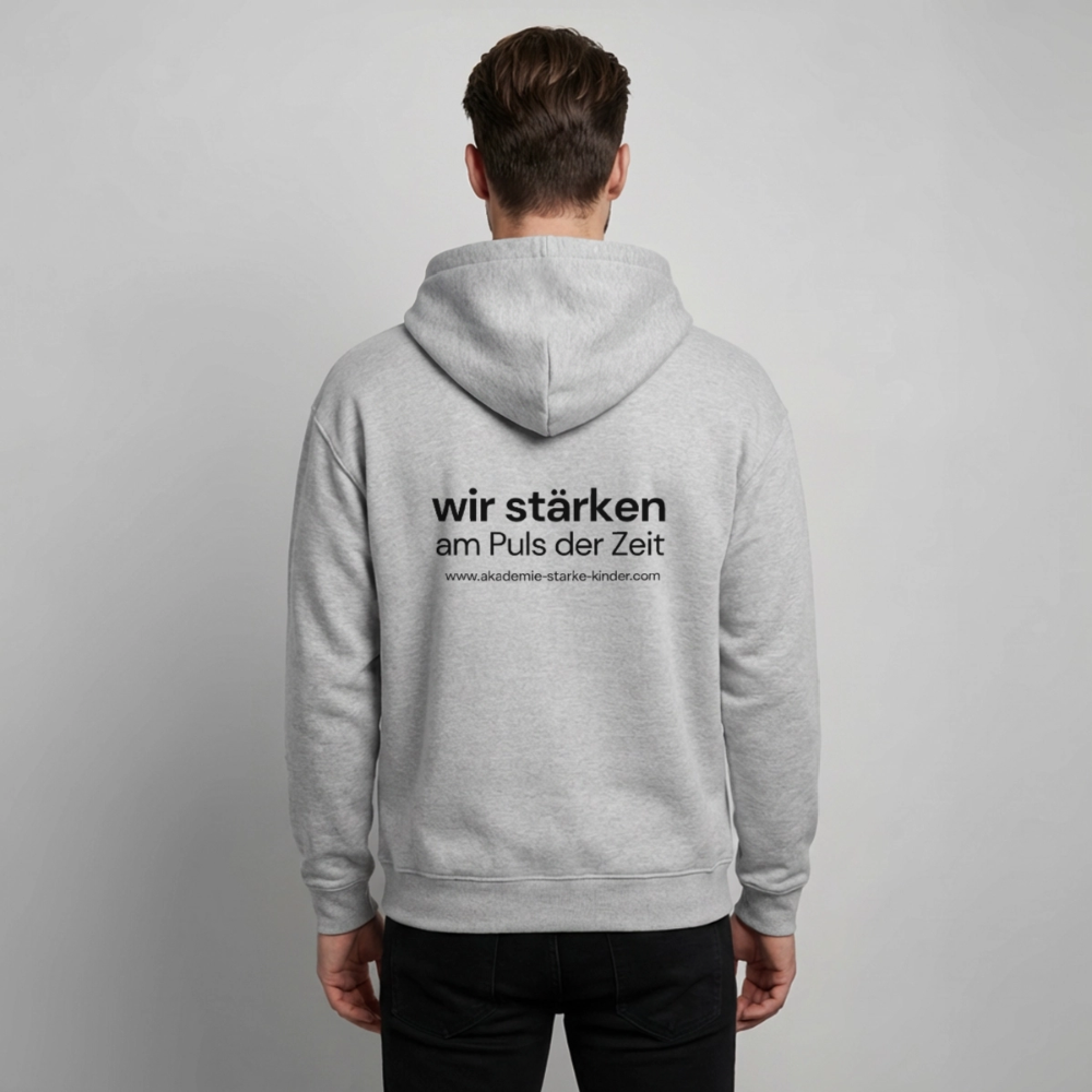 Oversized Unisex Hoodie von Stanley/Stella - Grau meliert