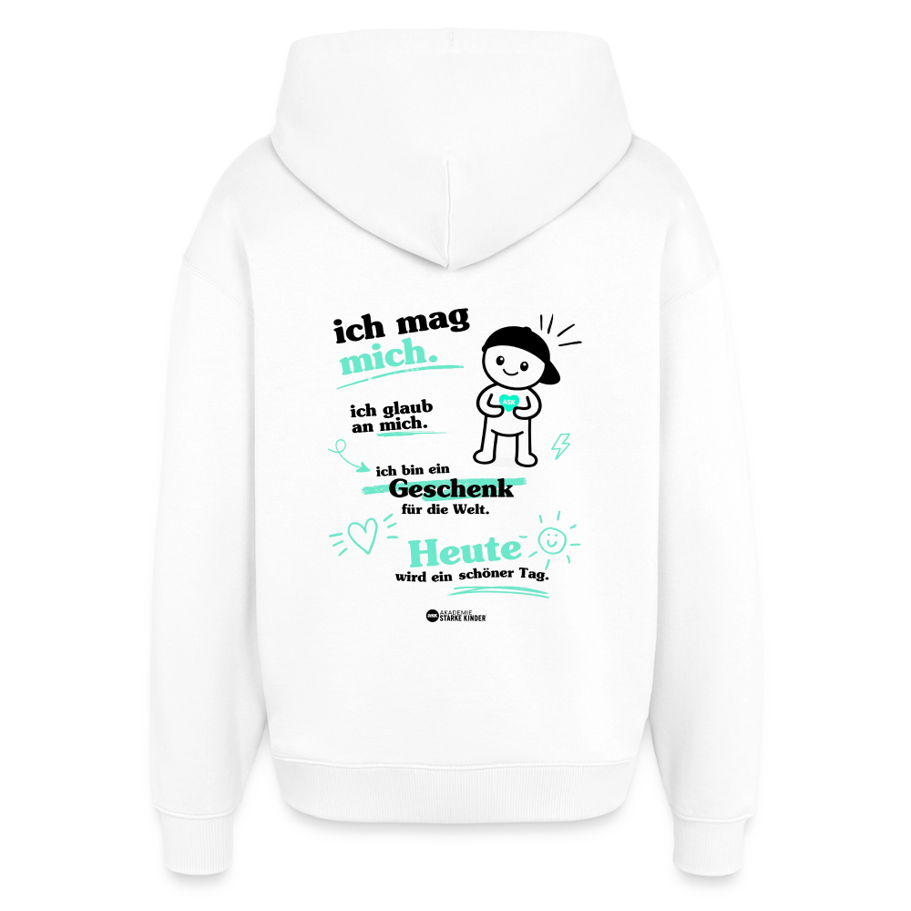 Oversized Unisex Hoodie von Stanley/Stella - Weiß