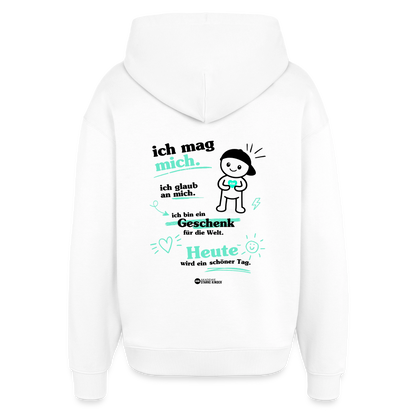 Oversized Unisex Hoodie von Stanley/Stella - Weiß