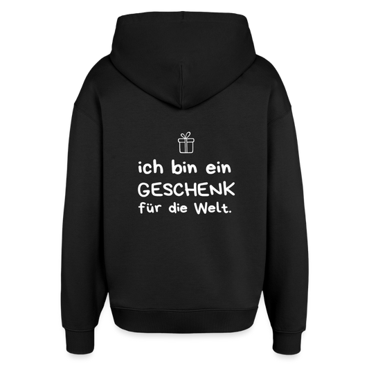 Oversized Unisex Hoodie - Schwarz