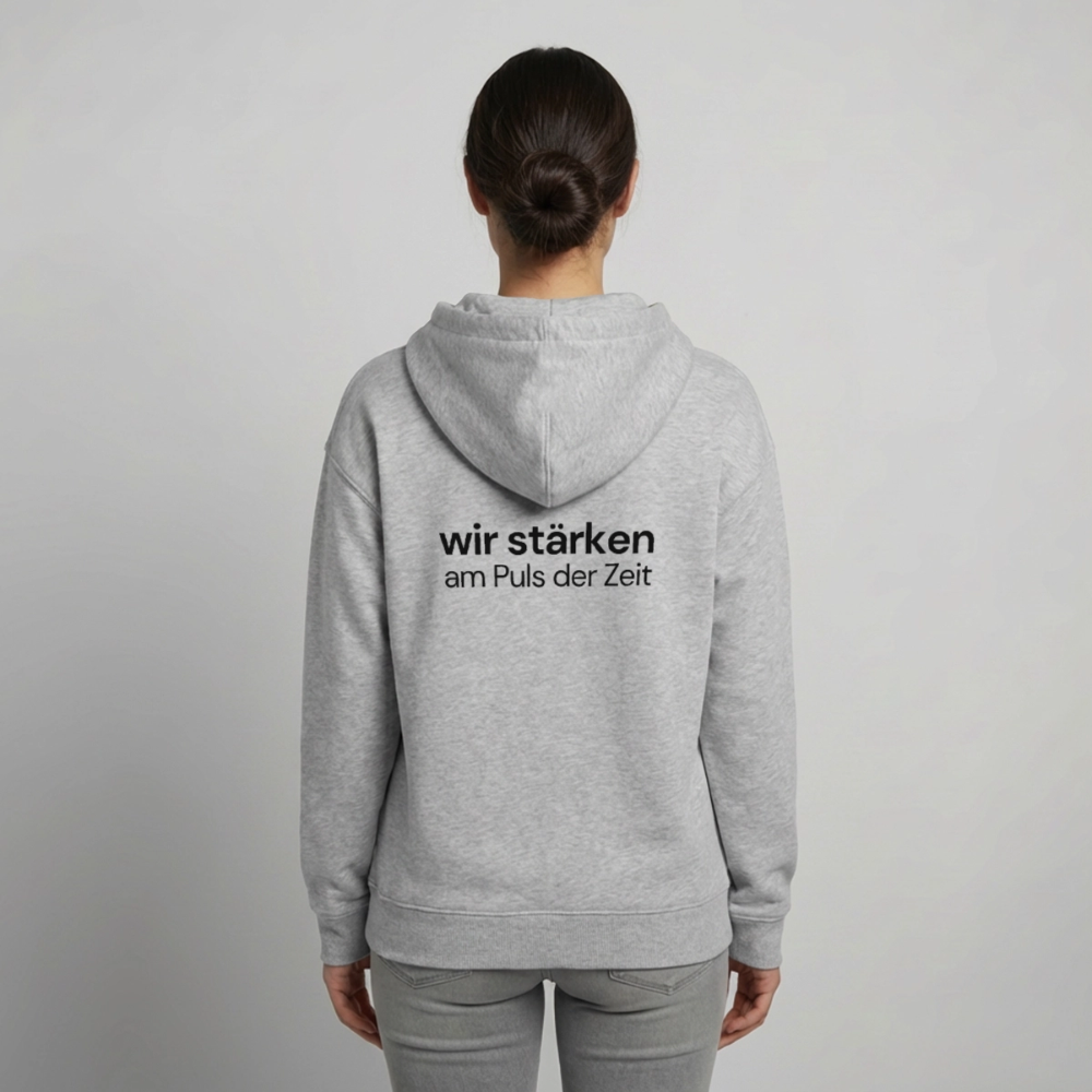 Oversized Unisex Hoodie von Stanley/Stella - Grau meliert