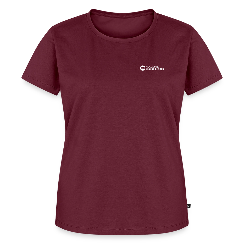 Frauen Premium T-Shirt - Burgunderrot