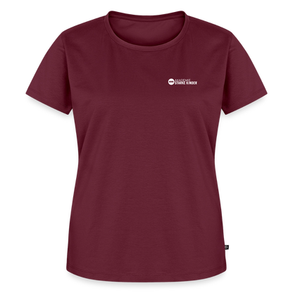 Frauen Premium T-Shirt - Burgunderrot