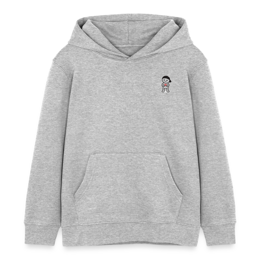 Kinder Organic Hoodie Mini Cruiser von Stanley/Stella - Grau meliert