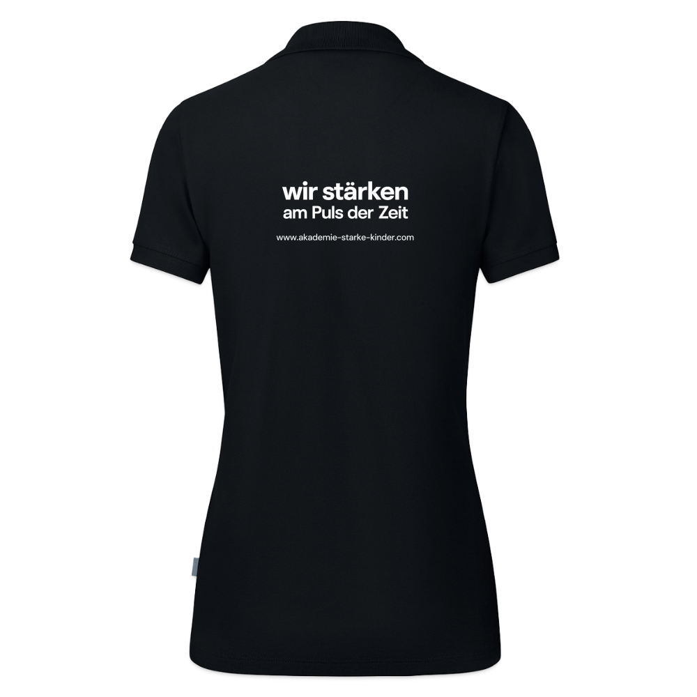 JAKO Frauen Polo Organic - Schwarz