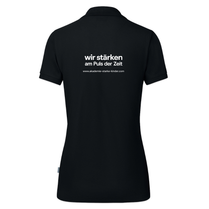 JAKO Frauen Polo Organic - Schwarz