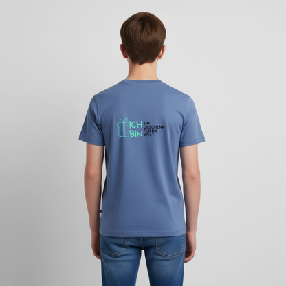 Teenager Premium T-Shirt - Taubenblau