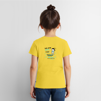 Kinder Premium T-Shirt - Sonnengelb