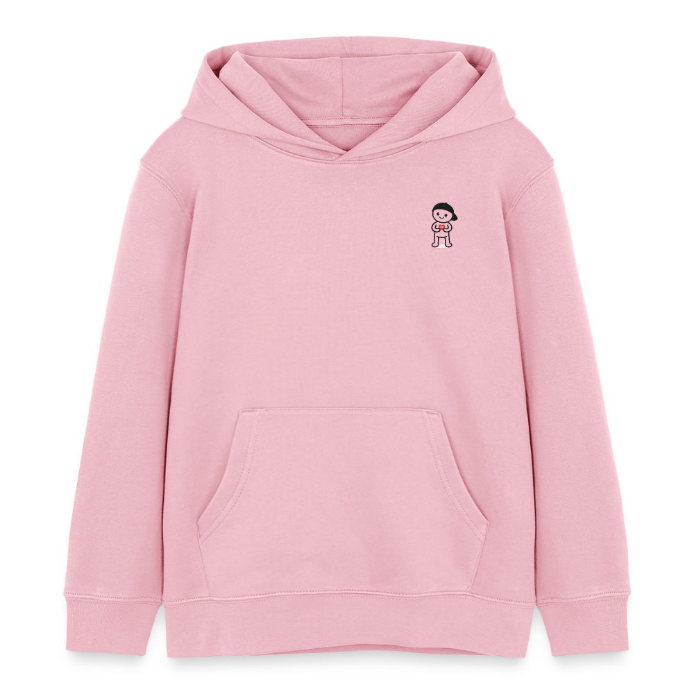 Kinder Organic Hoodie Mini Cruiser von Stanley/Stella - Hellrosa