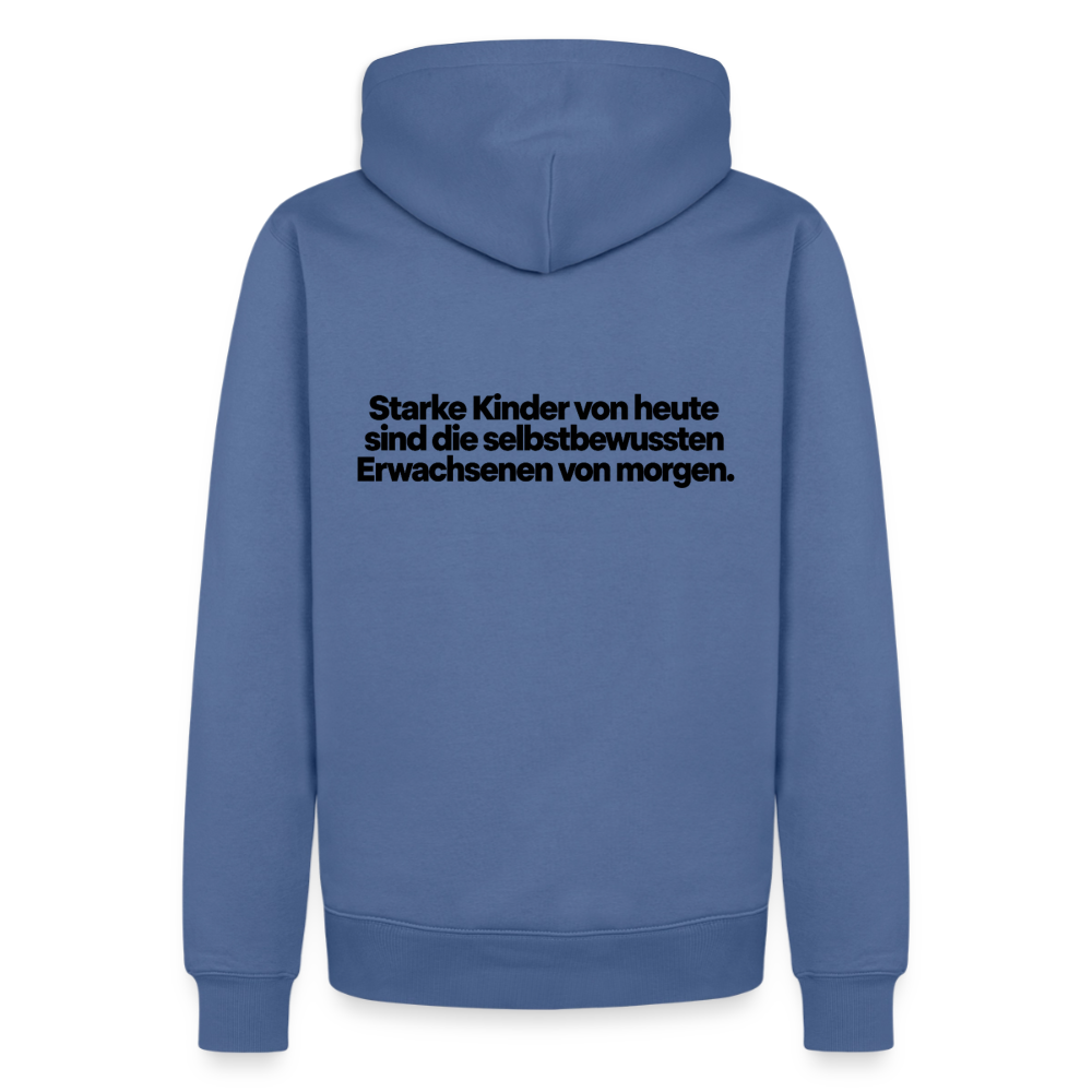 Premium Hoodie - Taubenblau