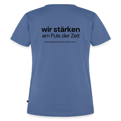 Frauen Premium T-Shirt - Taubenblau