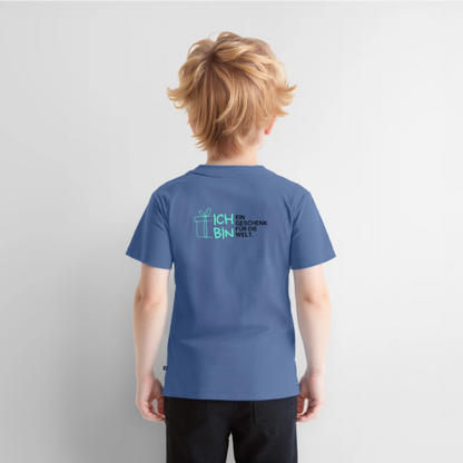 Kinder Premium T-Shirt - Taubenblau