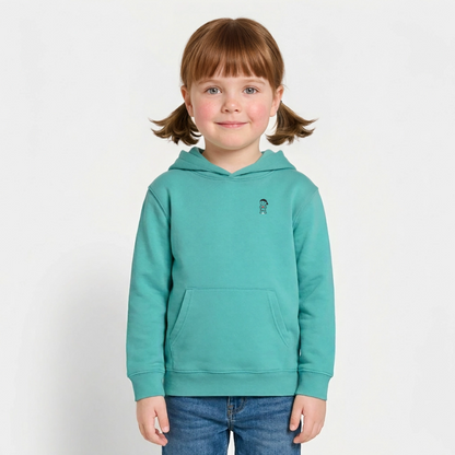 Kinder Organic Hoodie Mini Cruiser von Stanley/Stella - Poolblau
