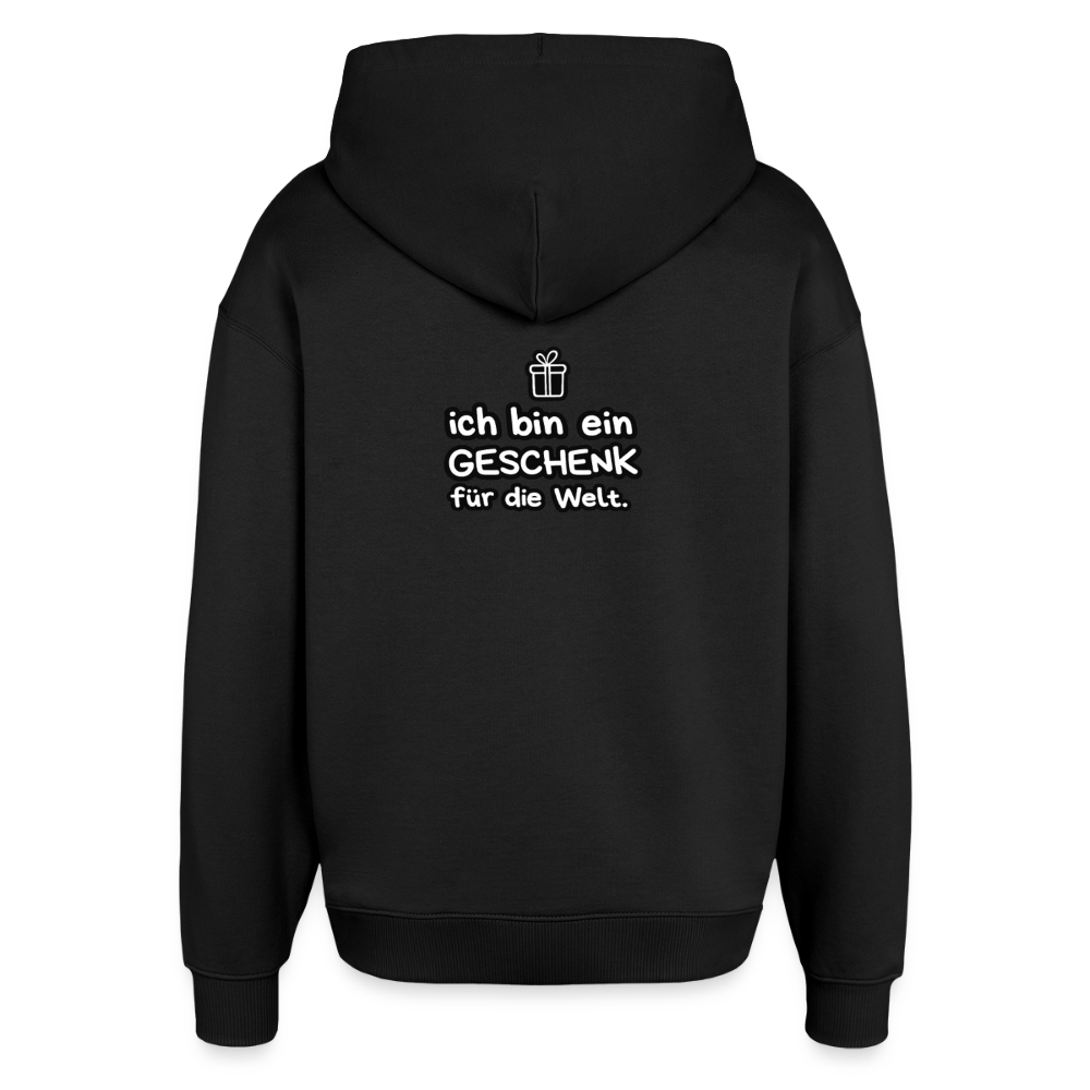 Oversized Unisex Hoodie - Schwarz