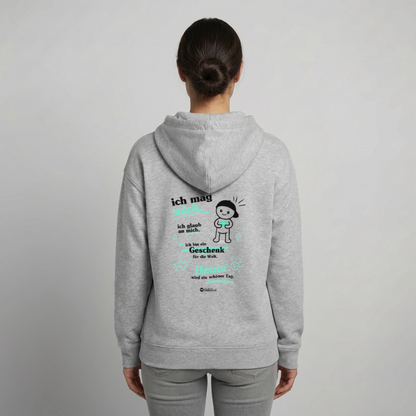 Oversized Unisex Hoodie von Stanley/Stella - Grau meliert