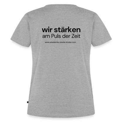 Frauen Premium T-Shirt - Grau meliert