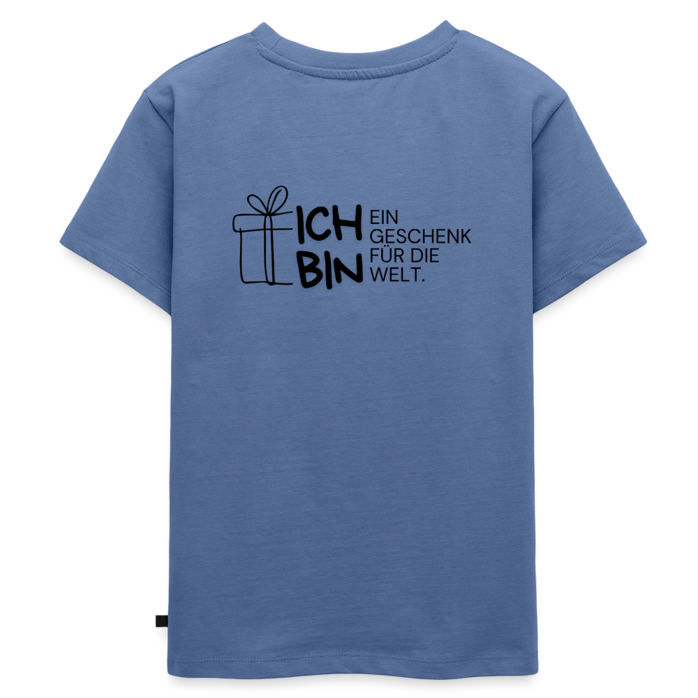 Kinder Premium T-Shirt - Taubenblau
