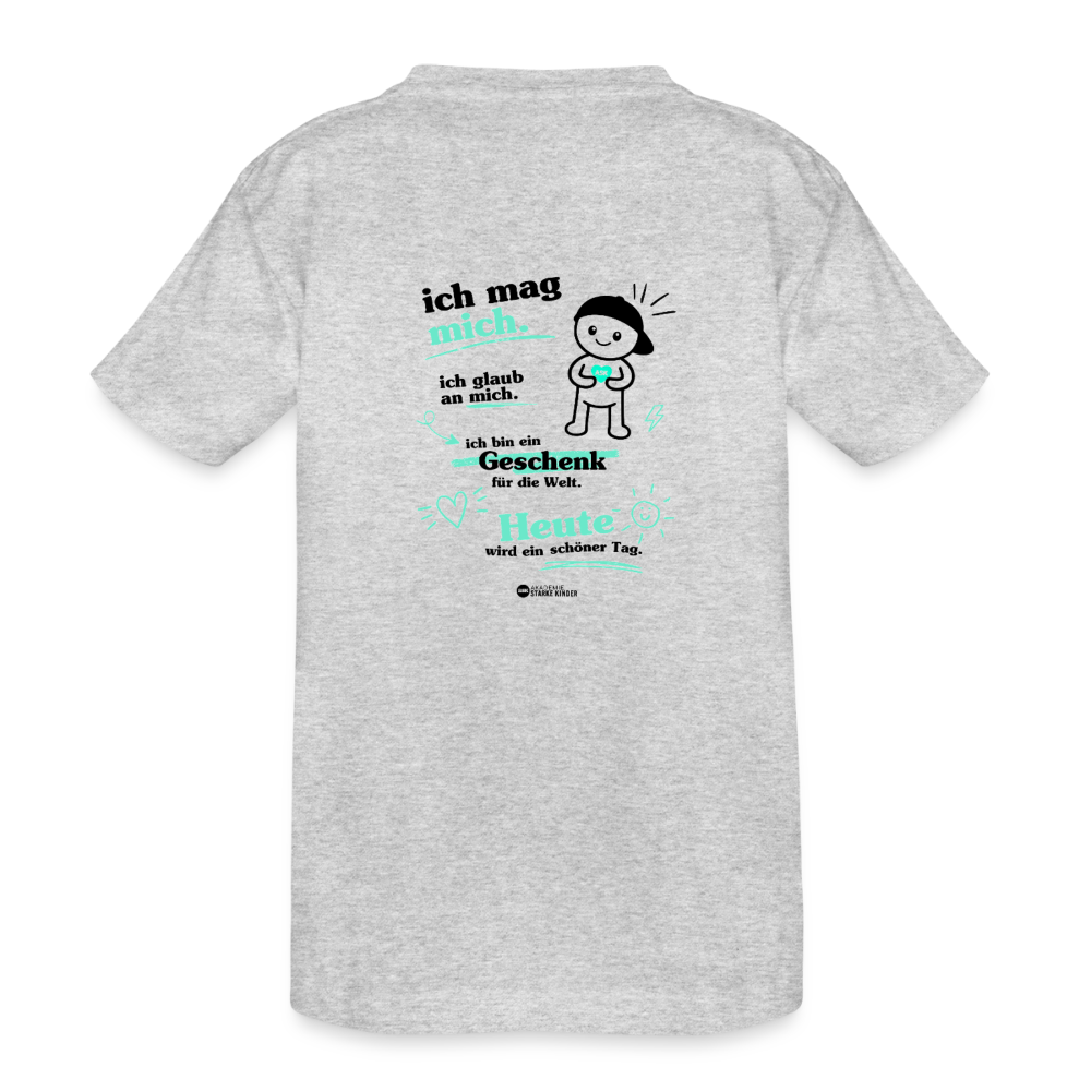 Kinder Heavy Cotton T-Shirt - Grau meliert