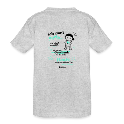 Kinder Heavy Cotton T-Shirt - Grau meliert