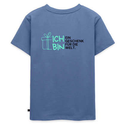 Kinder Premium T-Shirt - Taubenblau