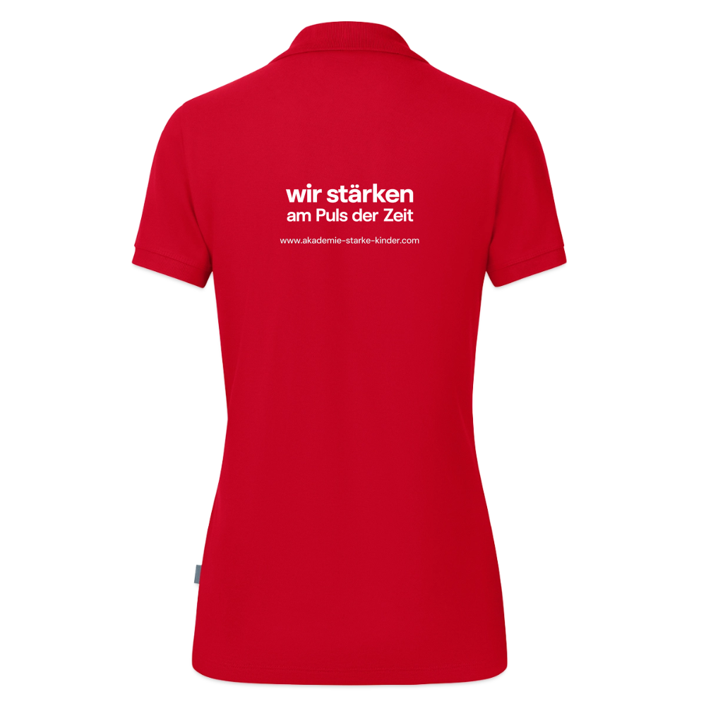 JAKO Frauen Polo Organic - Rot
