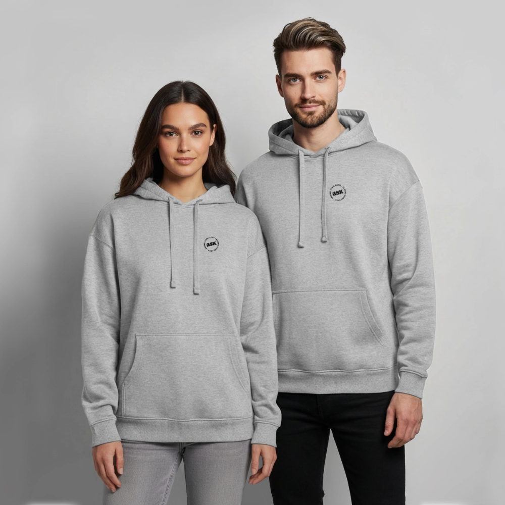 Oversized Unisex Hoodie von Stanley/Stella - Grau meliert