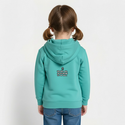 Kinder Organic Hoodie Mini Cruiser von Stanley/Stella - Poolblau