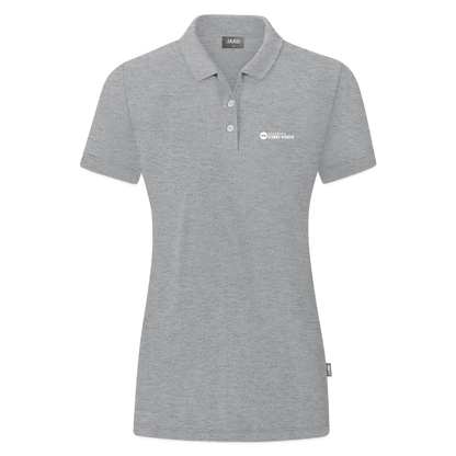 JAKO Frauen Polo Organic - Grau meliert
